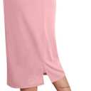SOFIA'S CHOICE Skirts for Women High Waist Drawstring Sweat Skirt with Pockets Pink Medium (Pink, M)
