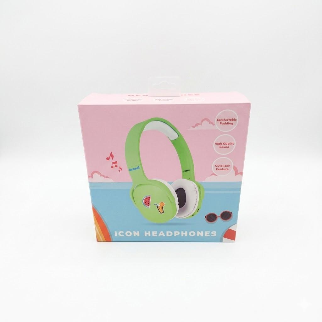 Icon Headphones Green