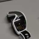 findway Ski Goggles OTG - Over Glasses Snow/Snowboard Goggles for Men, Women & Youth - 100% UV Protection (A1-white Silver Vlt 10%)