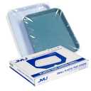 JMU 500pcs Dental Tray Covers, 10.5" x 14", Disposable Plastic Tray Sleeves Fit for Ritter Size B Trays