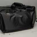 22" x 12.5" Guitar Pedal Board with Power Supply Tray, Carry Bag & Mounting Tapes Included (Black, SPB-22S)