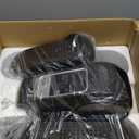 Under Desk Elliptical Machine, Electric Seated Pedal Exerciser, Mini Ellipse Leg Exerciser with Remoter, 12 Level Speeds, Forward & Reverse Direction, Manual & Auto Mode for Home Office (Black)