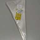 Muyindo 100 Pieces (7x15 Inch) Clear Cone Bags with Twist Ties for Candies, Cookies, Popcorn, Sweets, Chocolates and More; Perfect for Birthday, Wedding, Halloween, Christmas and Other Social Events, Pack Of 2