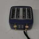 West Bend Timeless 4-Slice Toaster, White Blue