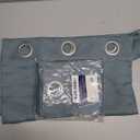 Sun Zero Easton Energy Saving Blackout Grommet Curtain Panel, 40" x 63", Denim Blue