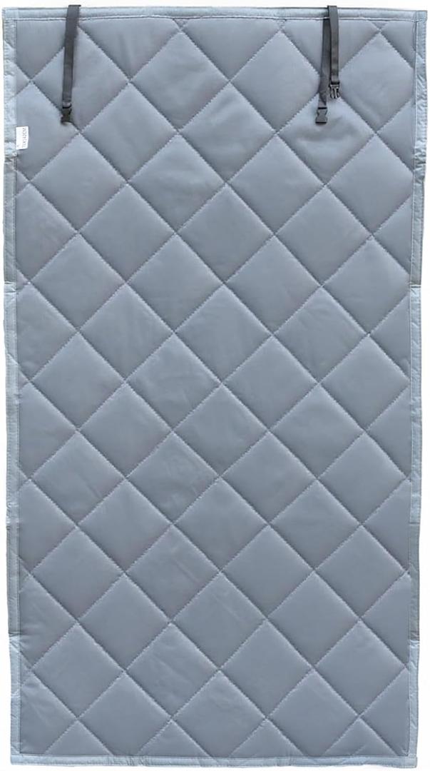 Window Insulation for Winter, Thicken Cotton Layer Thermal Window Cover 30"x56", Window Insulation Kit Heavy Duty Fits Most Windows, Grey