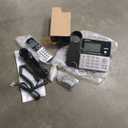 VTech VG208 DECT 6.0 Corded/Cordless Phone for Home with Answering Machine, Call Blocking, Caller ID, Large Backlit Display, Duplex Speakerphone, Intercom, Line-Power(Silver/Black)