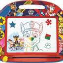 LEXiBOOK Paw Patrol Multicolor Magic Magnetic Drawing Board, Artistic Creative Toy for Girls and Boys, Stylus Pen and Stamps, Red/Blue, CRPA550