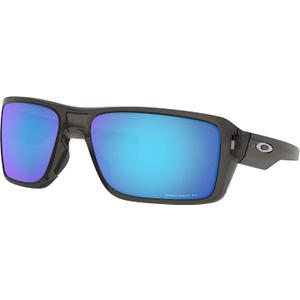 Oakley mens Oo9380 Double Edge Rectangular Sunglasses (Grey Smoke/Prizm Sapphire Iridium Polarized)