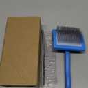 2PCS Slicker Brush for Dogs & Pet Comb,Professional Dog Grooming Brush (Goldendoodles,Poodles,Labradoodles) with Extra Long Pins to Effectively Remove Tangles, Knots and Mats (Blue Large)