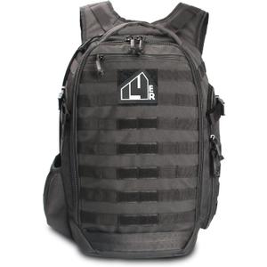 Backpack | 35L Capacity Military, 3-Day Bug Out Army | MOLLE Backpack Compatible PALS | Rucking EDC Hiking Survival, Black Tactical Backpack for Men (Regular)