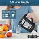 Electric Kettle, 1.8L Glass Tea Kettle with Keep Warm Function