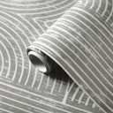 Neutral Peel and Stick Wallpaper Boho Removable Abstract Modern Contact Paper for Classroom Self Adhesive Wall Paper Peel and Stick Modern Bedroom Cabinet(Dark Brown,9.8 ft X 15.75 in)