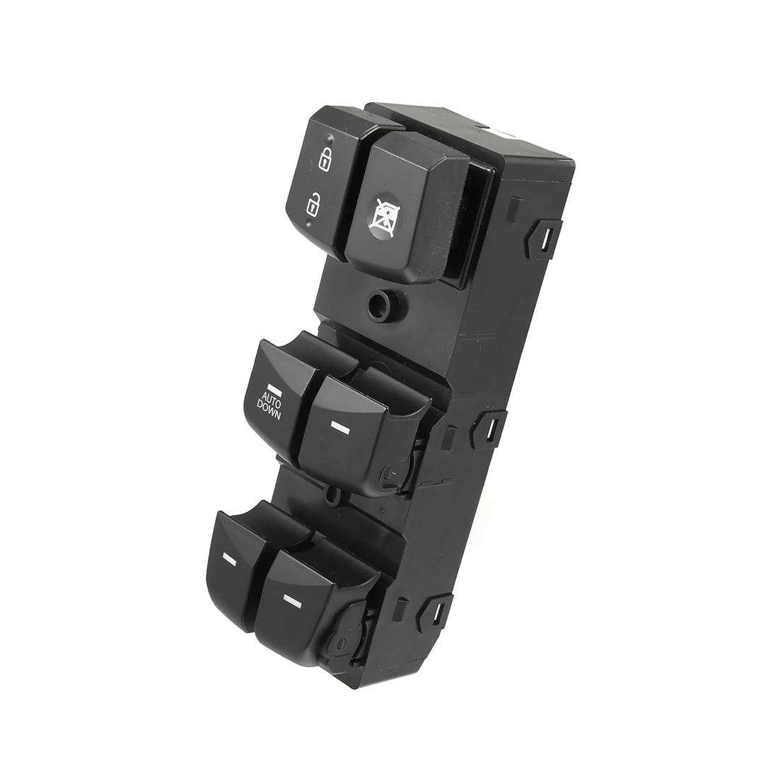 Master Power Door Window Switch for Hyundai Elantra 2011-2015 / Left Driver Side Window Control Switch/Durable Plastic / 1Pcs Black