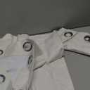 100% Blackout Shield Linen Blackout Curtains for Bedroom, Beige Grommet Curtains for Living Room, Thermal Insulated Room Darkening Drapes for Nursery, Boho Home Decor