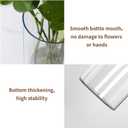 Clear Flower Vase, Non-breakable Vases, 4" W x 16" H, Acrylic Vase, Aesthetic Room Decor Cylindrical Modern Flower Vases for Table Centerpiece, Home Decor, Women Floral Arrangement Gift