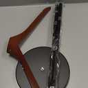 OLV 2 Pack Shirt Display Stand, 18-34 Inch Height Adjustable Mannequin Torso Stand Dress Form for Vendors Shop, T Shirt Display Jacket Coat Hanger Steaming Clothes Holder, Brown