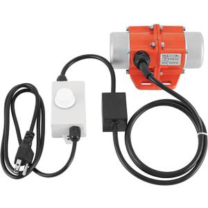 JIAWANSHUN 30W Small Concrete Vibrator Screen, Vibration Motor with Speed Controller, Waterproof Vibrating Motor Single Phase AC 110V 3600RPM For Sand Shaking Table