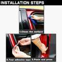 Universal Car Weather Stripping, Self-Adhesive Auto Door Rubber Seal Strip, Engine & Window Noise Insulation (47/100" x 2/5" x 33 Feet)