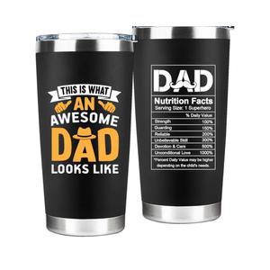 YXOTJHS Gifts For Dad, Cups Tumbler - Fathers Day Dad Gifts From Daughter Son Wife - Birthday, Father's Day, Christmas - Cool Funny Gift For Dads