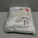 Hanes Men's Double Tough Socks, Crew and Ankle Moisturing Wicking Socks, Black & White, Multi-Packs (6-12, White - 12 Pair)