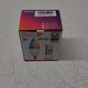 HEKEE E12 LED Candelabra Light Bulbs, Color Changing Candle, B11 40W Incandescent Equivalent, 450 Lumen, RGB + 2700K Warm White, 5Watt, 12 Colors, 2 Modes, Timer, Remote Control(4 Pack)