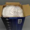 KUCEY Cooling Side Sleeper Pillow for Neck and Shoulder Pain, Luxury Shredded Memory Foam Curved Bed Pillows for Sleeping Set of 1- Adjustable Queen Size- Washable Cover Crescent White