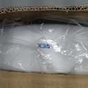 Carex Round Hinged Raised Toilet Seat, Elongated Toilet Seat Riser, Adds 3.5 Inches of Height, 300 lbs Capacity, Elevating and Raising Seat for Elderly and Handicap, Universal, Slip-Resistant, White