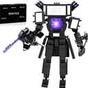 Bentex Toilet Upgraded Titan TV Man Figure Building Block Set, Upgraded Cameraman Speakerman Game Model Collectible Building Bricks Birthday Gift for Adults Fans (396pcs)