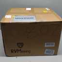 RVMasking Upgraded 1200D T-Top Boat Cover 100% Waterproof Heavy Duty Tear-Resistant Polyester with Motor Cover for Center Console Boat with T TOP Roof, 22'-24' Long Beam Width up to 116", Blue