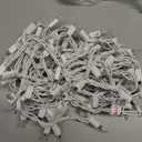 PREXTEX 100-Count Ultra Bright Christmas Lights - 20 ft Clear StringLights on White Wire - Incandescent Xmas TreeLights for Indoor and Outdoor Decorations