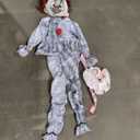 Spooktacular Creations Boy Scary Clown Costume, Scary Halloween Costume Kids, Killer Clown Outfit for Boys M