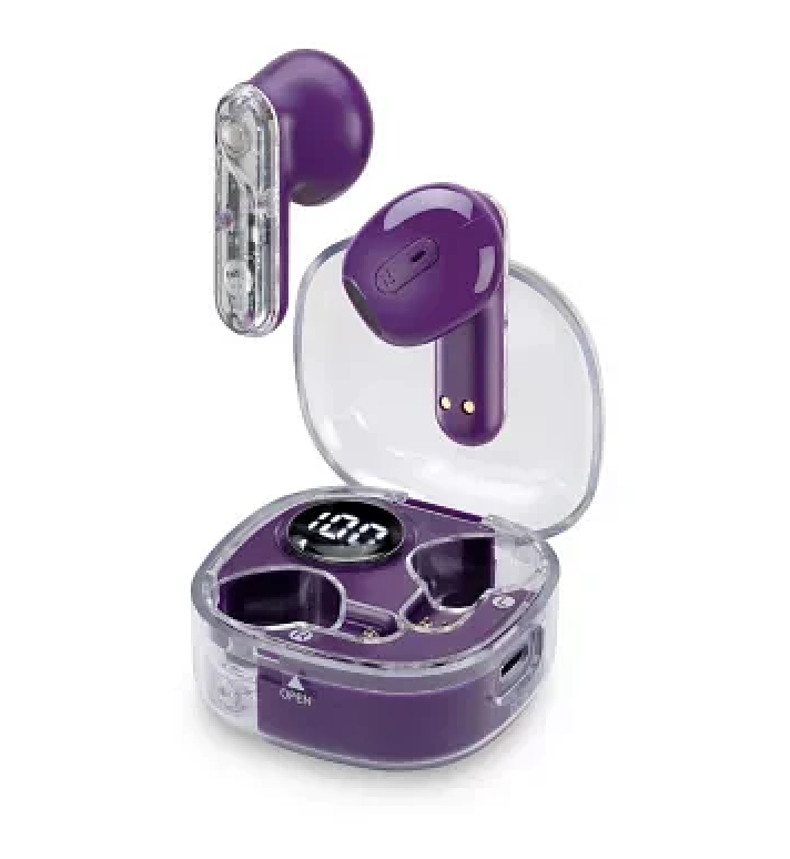 ILIVE CLEARLY+ WIRILESS EARBUDS, PURPLE