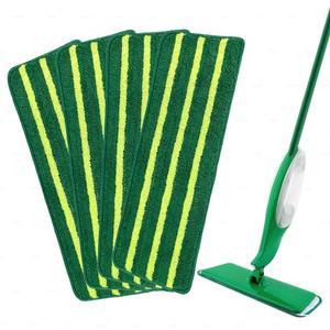 4 Pack Mop Refills Compatible for Libman Freedom Spray Mop Replacement Head - Machine Washable Microfiber Heads, Cleaning Multi-Surface Floors and Walls (Mop not Included)