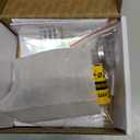 KES All Metal Shower Head Holder Adhesive, Dual-Size Opening Handheld Shower Head Holder Wall Mount for Standard & Oversized Shower Hose, Adjustable Shower Wand Holder, Brushed Steel, C208DF-BS