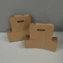 50 Pcs Coffee Drink Carrier with Handle(2 Cups or 4 Cups),Assemblable Drink Holder with Handle,Disposable Cup Holders for Drinks, Great for All Your Drink and Food Delivery,Coffee Carrier
