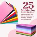 3 x Purple Papers Multicolor Assorted Gift Tissue | 10x13 Inches Pack of 300 Sheets| Small and Medium Sizes for Holiday, Wrapping and Gifting Tissue Paper Needs