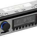 Car Stereo for Bluetooth, Retro Car FM Radio Smart Player, Electronic Auto FM Radio Receiver, Hands-Free Calling, Support MP3/ WMA/ WAV/ AUX