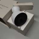 Google Nest Cam Outdoor (Wired, 2nd Gen) - Security Camera with 2K Video and Gemini, Night Vision, 2-Way Audio - Works with Google Home - 2025 Model - Snow (1-pack)