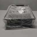 SNTD Dish Drying Rack for Kitchen Counter - Large Dish Rack with Drainboard, Rustproof Dish Drainer with Utensil Holder for Sink, Black