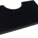 12x7 inches PVC Drip Tray for Home Brewing, Kegerator (Black)