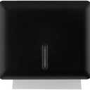 Multifold Paper Towel Dispenser Wall Mount (Black), Folded Hand Towel Dispenser for Bathroom/Restroom (Holds up to 300 Towels), Commercial Paper Towel Holder, Trifold Paper Towels Dispenser by EnBath
