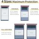 CoolShields Waterproof Bed Pads Incontinence Washable Reusable Bedwetting Mattress Protector Pad for Kids, Adults, Elderly, and Pets 34'' x 72'' (1 Pack)