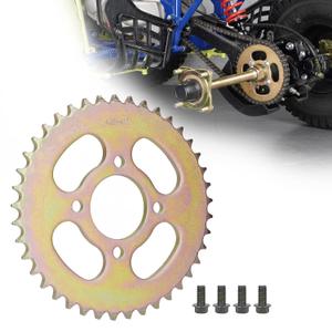 ATV Rear Sprocket 428 41T for 50cc 110cc 125cc Tao Roketa Coolster Kazuma Sunl Chinese Quads 4 Wheeler 48mm 68mm Bolt Spacing with Mounting Screws