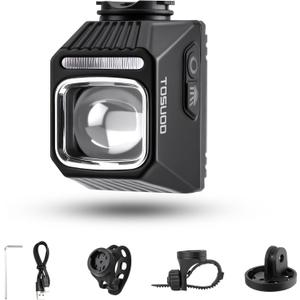 Bike Light Underneath Mounted Headlight for Night Riding, 1200LM Cut-Off Line Beam, Rechargeable Front Bicycle Light, 9 Modes, IPX6 Waterproof for Road MTB E-Bike