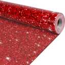 Cinrobiye Bulletin Board Roll Reusable Non-Woven Fabric Background Roll Waterproof Erasable Fade Resistant Wrinkle Poster for Home Classroom Decor Crafts Wrapping (Glitter)