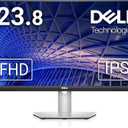 Dell S2421HS Full HD 1920 x 1080, 24-Inch 1080p LED, 75Hz, Desktop Monitor with Adjustable Stand, 4ms Grey-to-Grey Response Time, AMD FreeSync, IPS Technology, HDMI, DisplayPort, Silver, 24.0" FHD