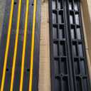 VEVOR Rubber Curb Ramps for Driveway, 2 Pack Threshold Bridge, 33069 lbs Load Capacity, 2.5" Rise, with Reflective Safety Strips, Ideal for Cars, RVs, Scooters and Motorcycles to Prevent Car Scraping