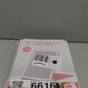 Travel Mirror with Lights Makeup Mirror Touch Screen 3 Colors Light 72 LEDs Rechargeable, 1000mHA 7.9x5.3-Inch Desk Compact Mirror White