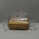 Hawnn Coffee Mugs Set of 4, Unbreakable Clear Coffee Mugs with Handle, 16 Ounce Reusable Plastic, Dishwasher Safe